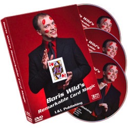 3 DVD Boris Wild's Remarkable Card Magic