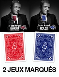 Set 2 Jeux Marqués Boris Wild Phoenix Rouge + Bleu