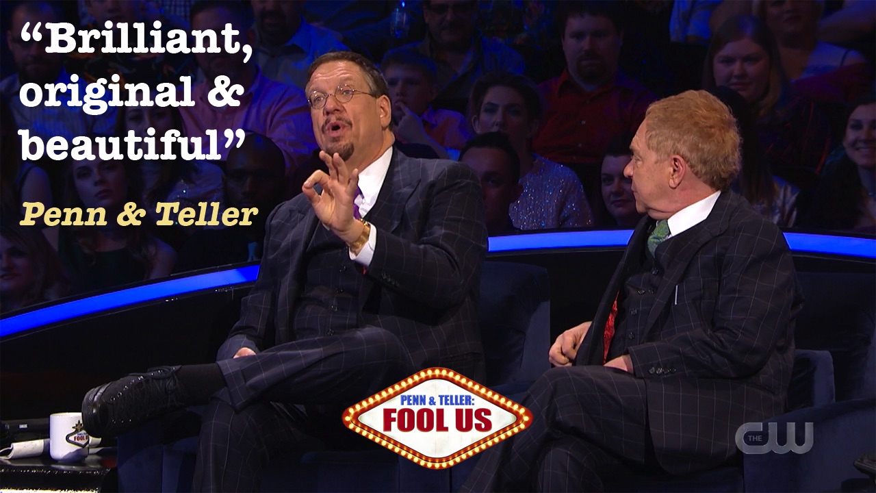 Citation de Penn & Teller sur Boris Wild dans l'émission TV Fool Us