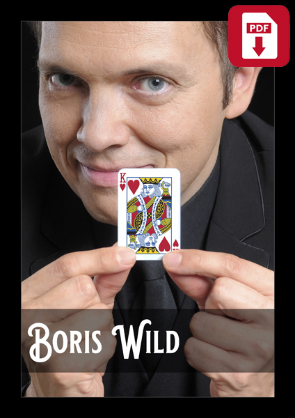 Couverture de la plaquette PDF promotionnelle du magicien français Boris Wild