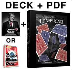 Pack Boris Wild Marked Deck + PDF Transparency